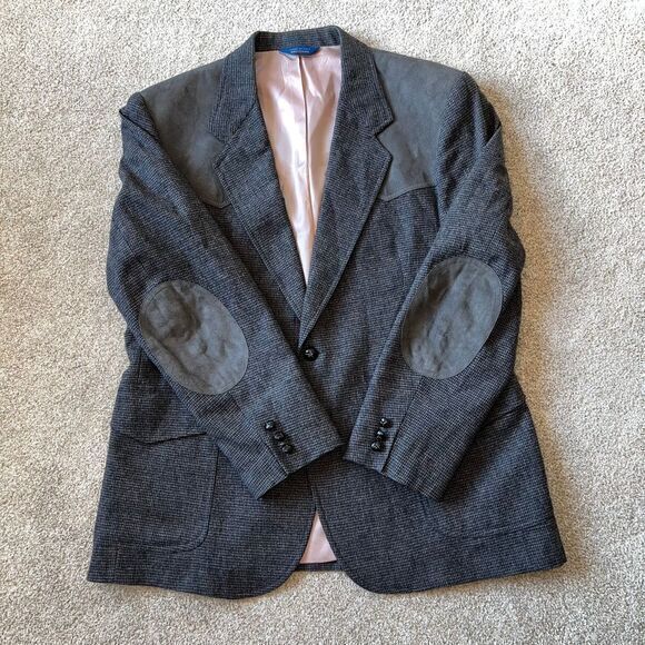 Pendleton Men's Vintage Wool Western Style Sport coat Blazer Elbow Patches Sz 44 - Picture 7 of 10